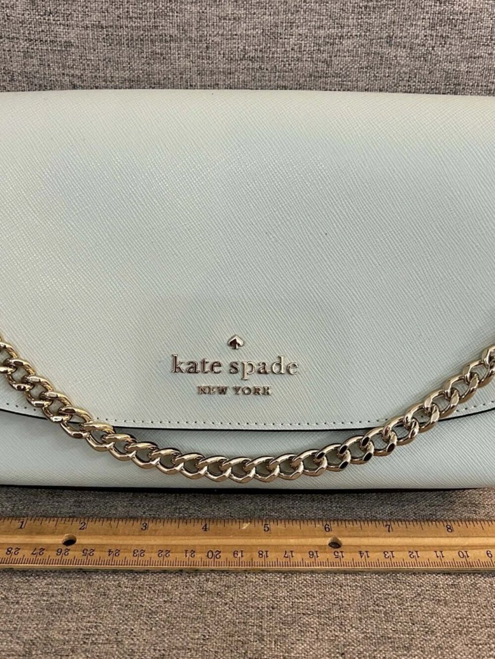 Kate Spade New York Carson Convertible Crossbody Clutch Bag - Aqua Blue - Picture 5 of 10